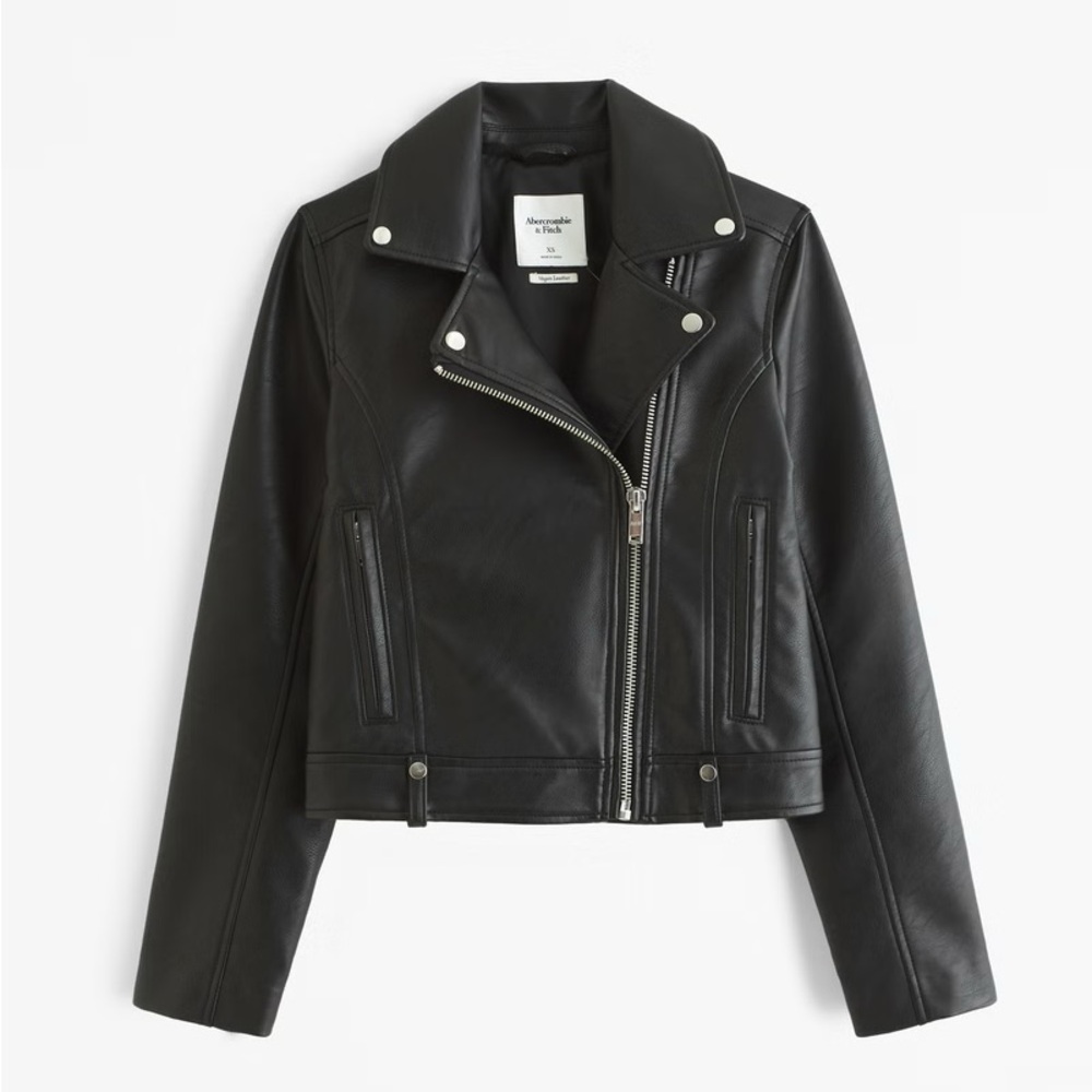 Abercrombie & Fitch Midnight Leather Jacket